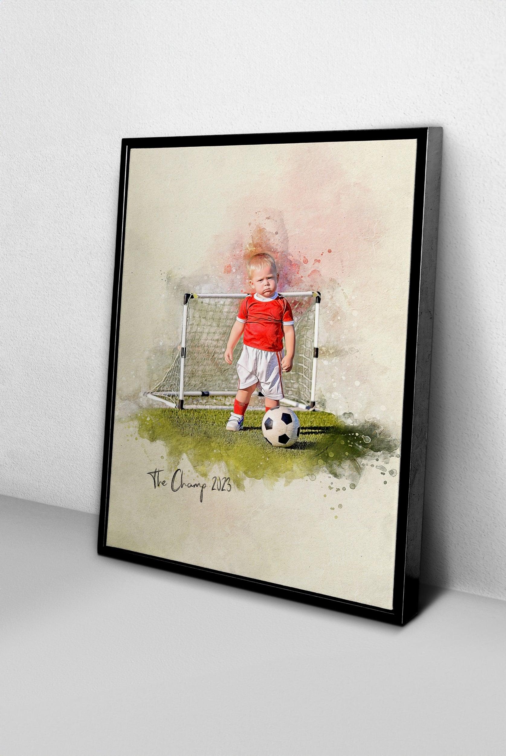 Custom Sports Kids Portrait Gift Shack Cercle
