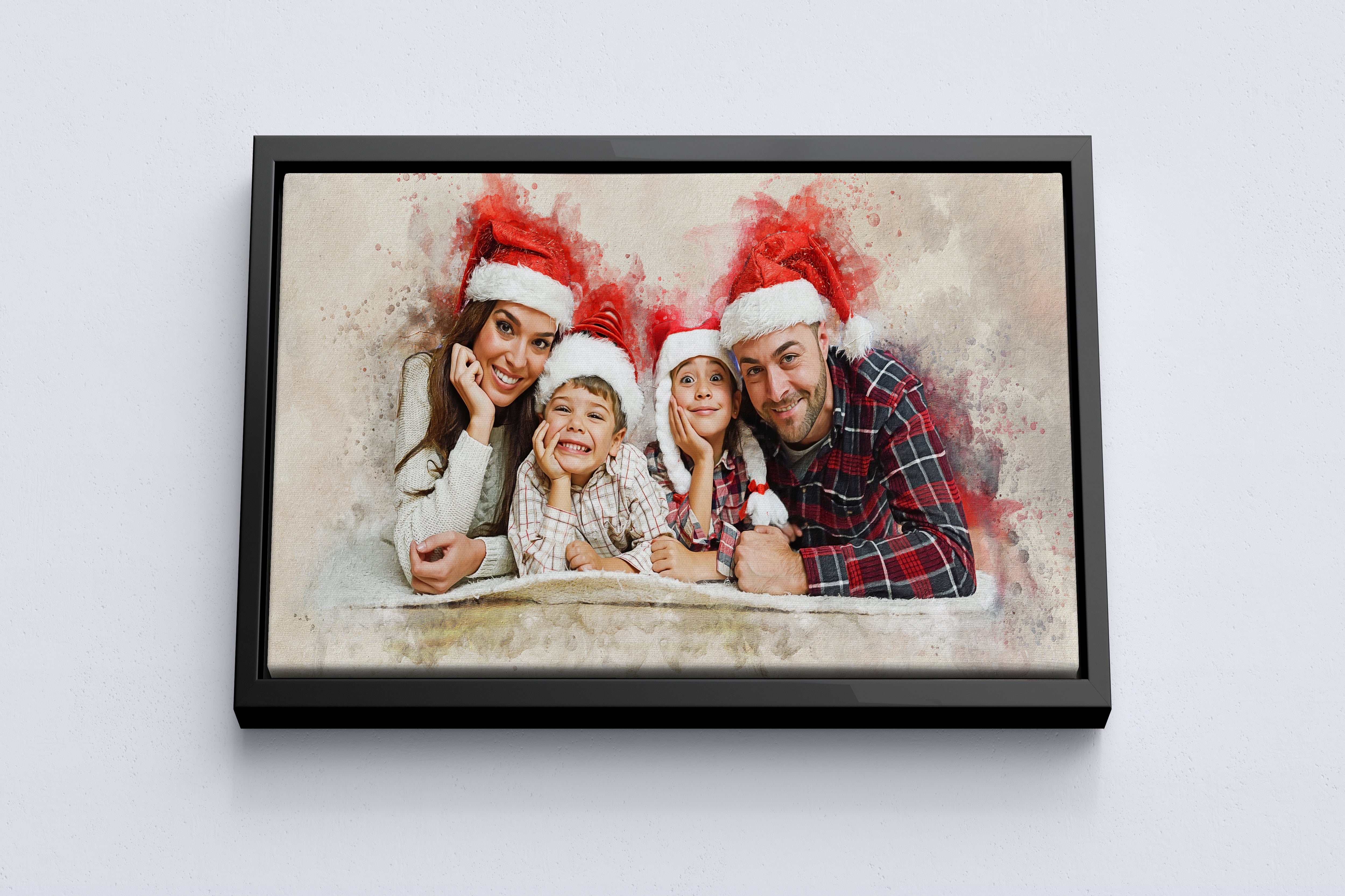 Mega size Personalized photo Painting Gift Shack Cercle
