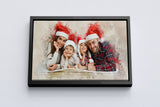 Mega size Personalized photo Painting Gift Shack Cercle