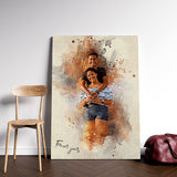 Personalized photo Painting Gift Shack Cercle