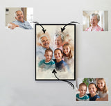 Personalized photo composition Painting Gift Shack Cercle