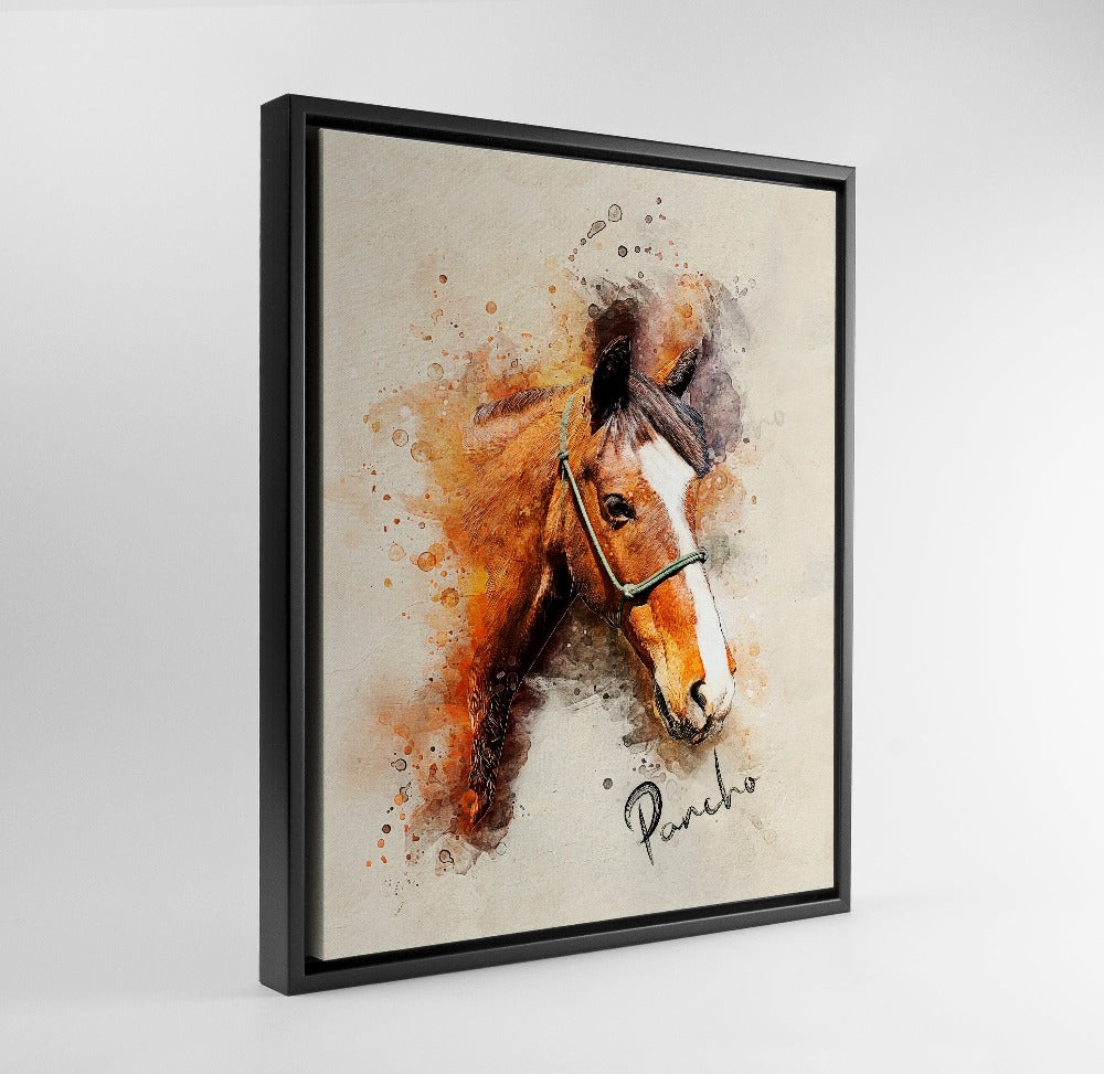 Personalized Horse portrait Gift Shack Cercle