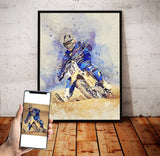 Personalized Motocycle photo Painting Gift Shack Cercle