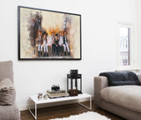 Mega size Personalized photo Painting Gift Shack Cercle