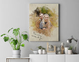Personalized photo Painting Gift Shack Cercle