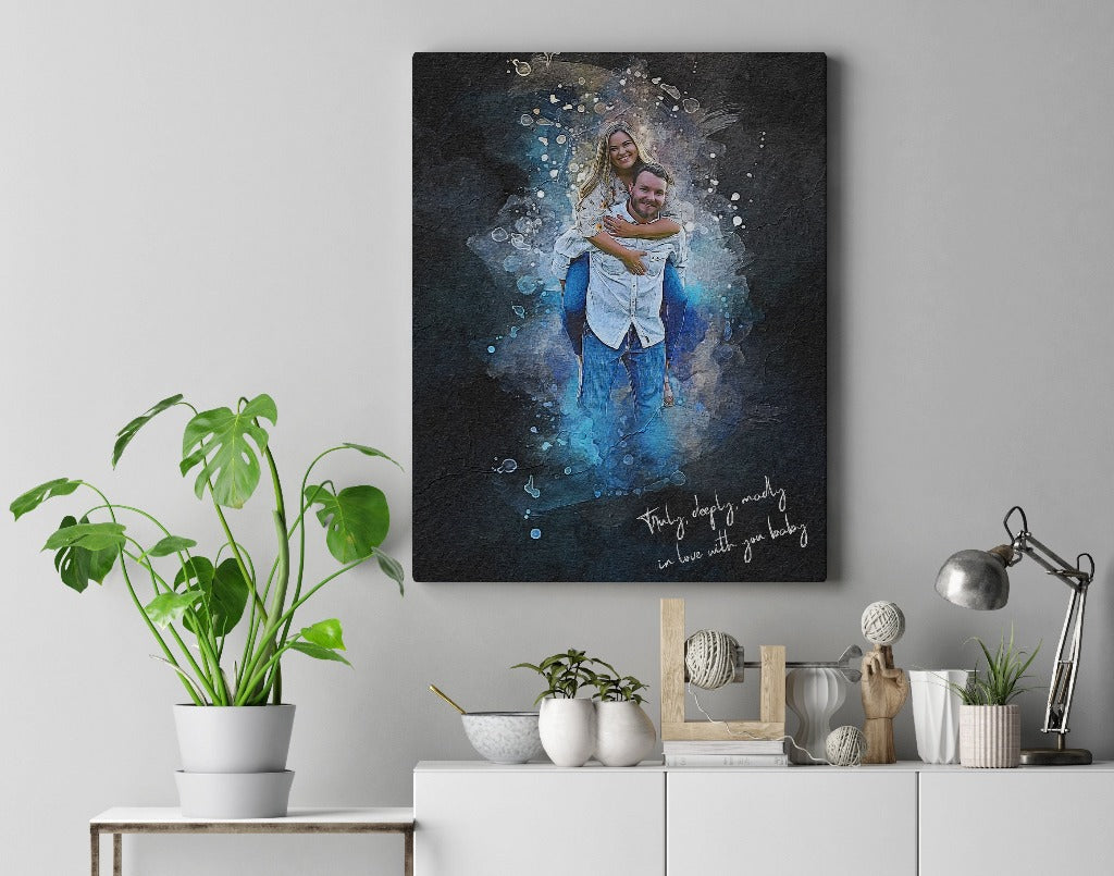 Test Custom Personalized photo Painting Gift Shack Cercle