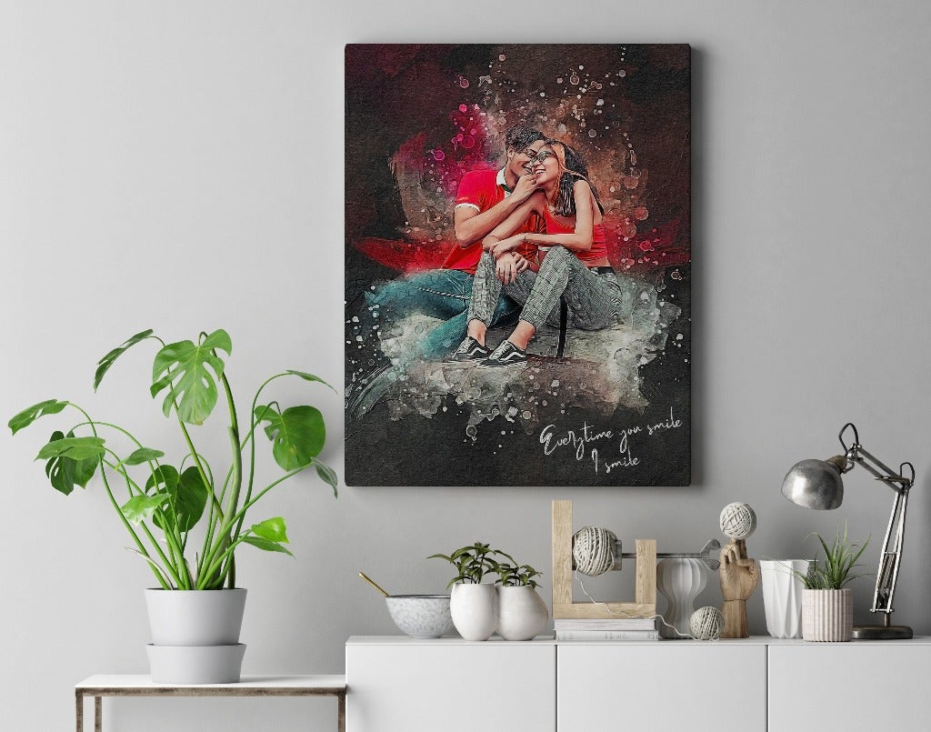 Personalized DIGITAL photo Painting (DIGITAL DOWNLOAD ONLY) Gift Shack Cercle