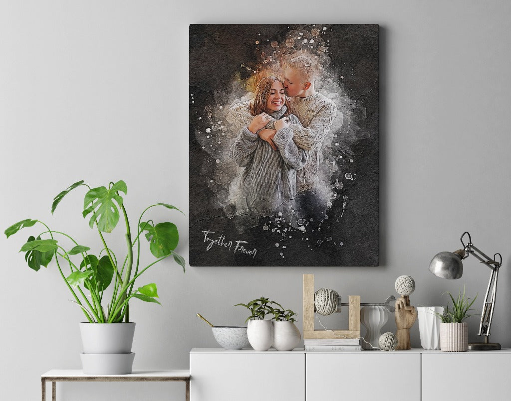 Test Custom Personalized photo Painting Gift Shack Cercle