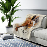 Personalized Pet Sherpa Fleece Blanket Gift Shack Cercle