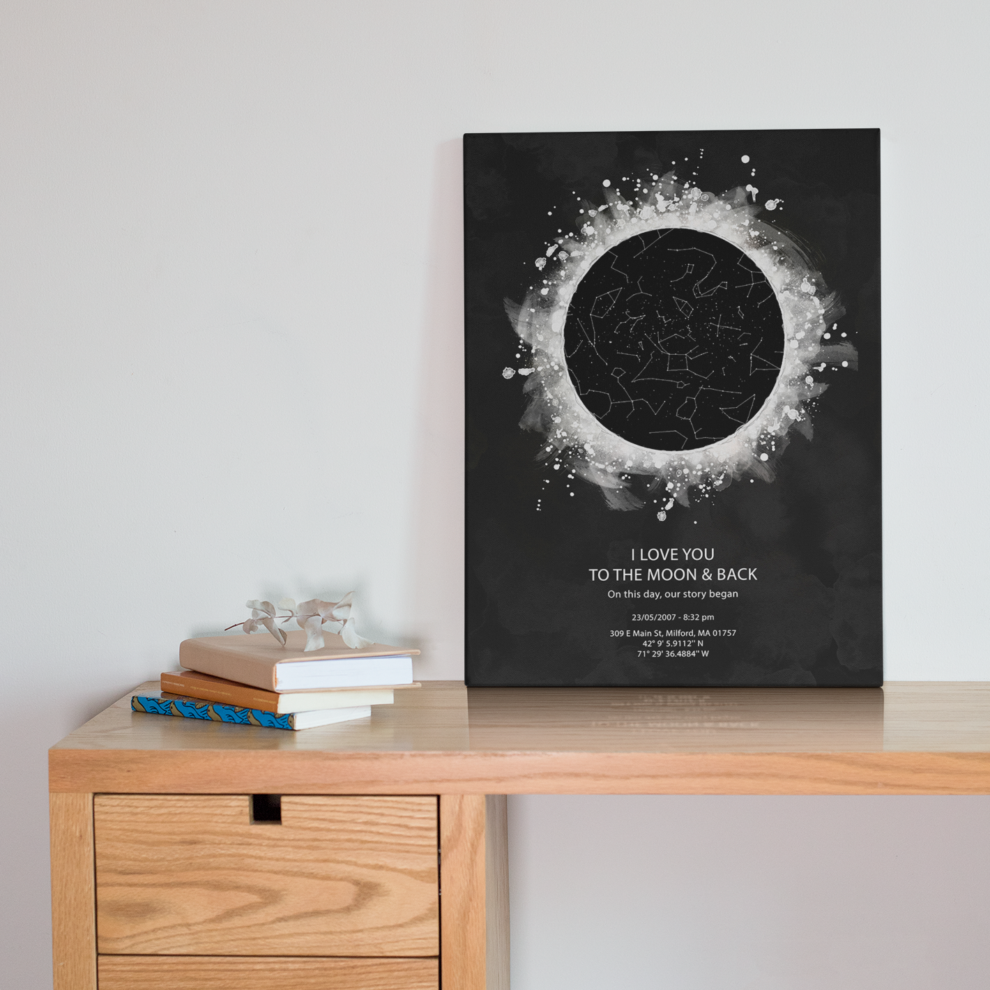 Personalized Star Map Gift Shack Cercle