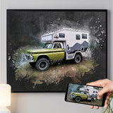 Personalized Car photo Painting Gift Shack Cercle