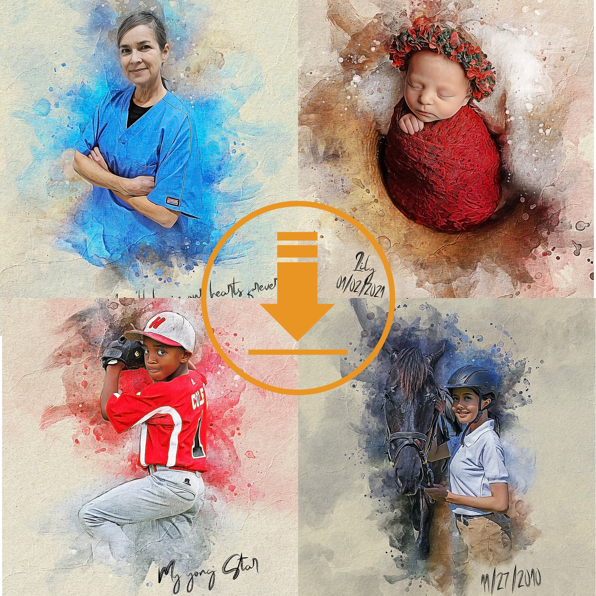 Digital File Of Your Painting – Gifts Shack