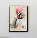 Personalized baseball photo Painting Gift Shack Cercle