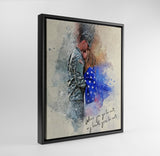 Personalized Public Servants photo Painting Gift Shack Cercle