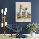 Mega size Personalized photo Painting Gift Shack Cercle