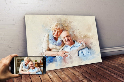 Personalized DIGITAL photo Painting (DIGITAL DOWNLOAD ONLY) Gift Shack Cercle