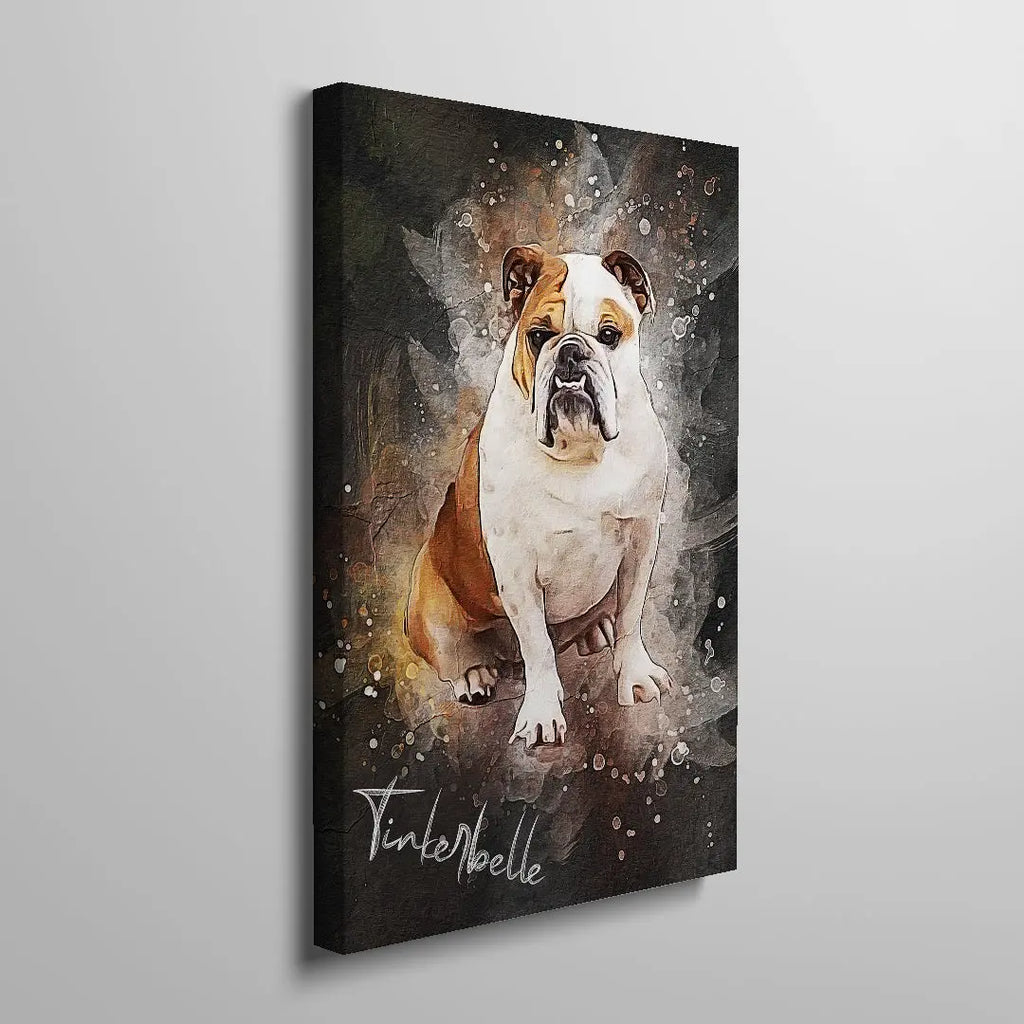Custom Pet Portraits Pet Portrait Painting on Canvas Gifts Shack