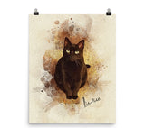 Personalized Cat portrait Gift Shack Cercle