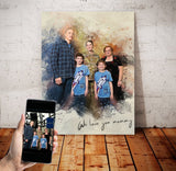 Personalized Public Servants photo Painting Gift Shack Cercle