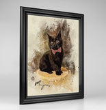 Personalized Cat portrait Gift Shack Cercle
