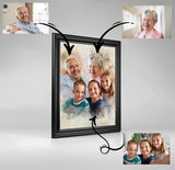 Personalized photo composition Painting Gift Shack Cercle