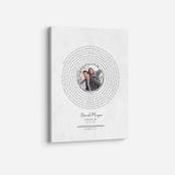 Personalized song lyrics Print with photo thegiftoftunes