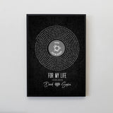 Personalized Song Lyrics Print thegiftoftunes