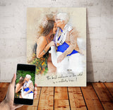 Personalized photo Painting Gift Shack Cercle