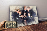 Restored photo Personalized Painting Gift Shack Cercle