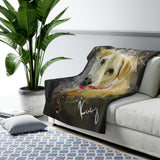 Personalized Pet Sherpa Fleece Blanket Gift Shack Cercle