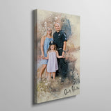 Personalized Public Servants photo Painting Gift Shack Cercle