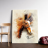 Personalized Horse portrait Gift Shack Cercle