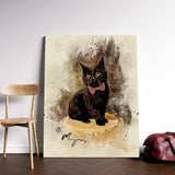 Personalized Cat portrait Gift Shack Cercle