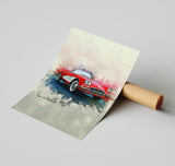Personalized Car photo Painting Gift Shack Cercle