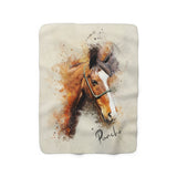 Personalized Pet Sherpa Fleece Blanket Gift Shack Cercle