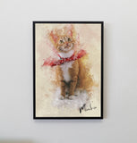 Personalized Cat portrait Gift Shack Cercle