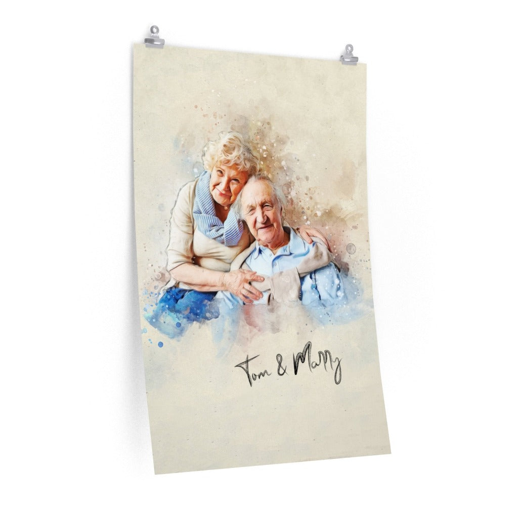 Test Custom Personalized photo Painting Gift Shack Cercle