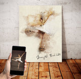 Personalized Ballet photo Painting