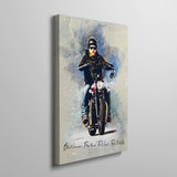 Personalized Motocycle photo Painting Gift Shack Cercle