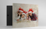 Mega size Personalized photo Painting Gift Shack Cercle
