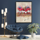 Mega size Personalized photo Painting Gift Shack Cercle